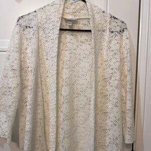 Lace Long Sleeve Cover up